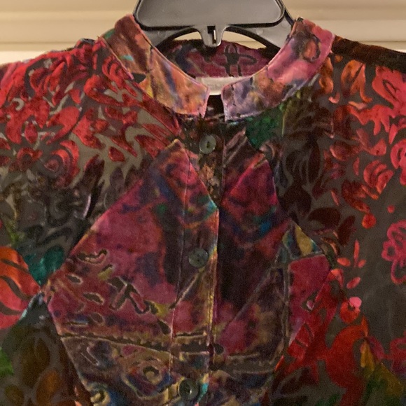 Chico's Tops - Chico’s long length multi color top